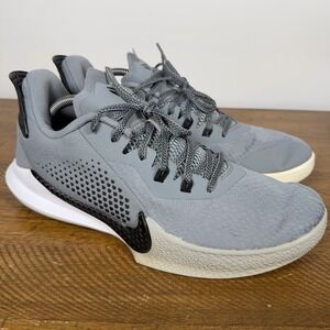 Nike Kobe Shoes Mens 10.5 Gray Mamba Fury Low Top Basketball‎ Sneakers 2020